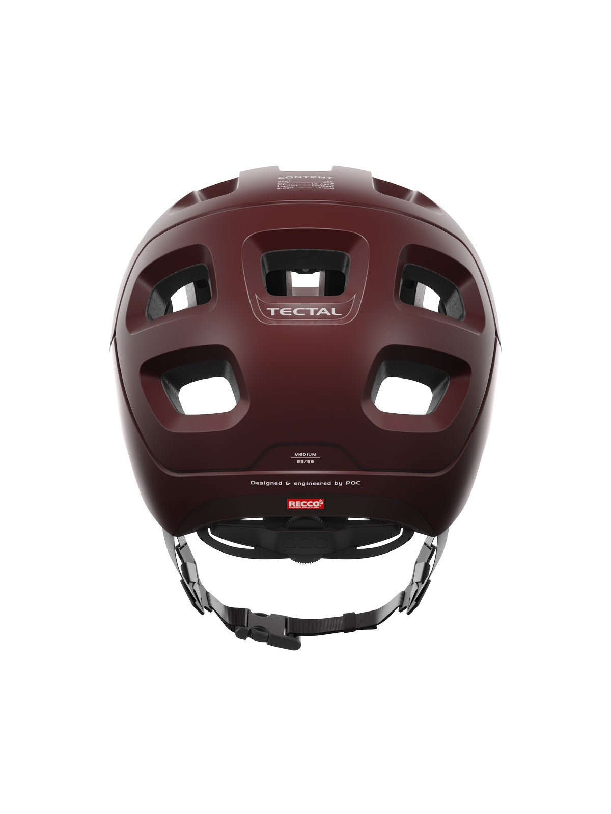 Kask rowerowy POC TECTAL - bordowy - Adventure Sports