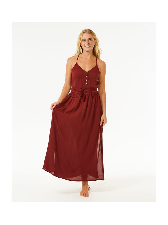 Sukienka RIP CURL Classic Surf Maxi Dress brązowy - Adventure Sports
