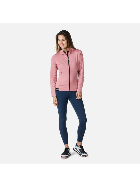 Bluza ROSSIGNOL W Hoodie Fleece - rozowy - Adventure Sports
