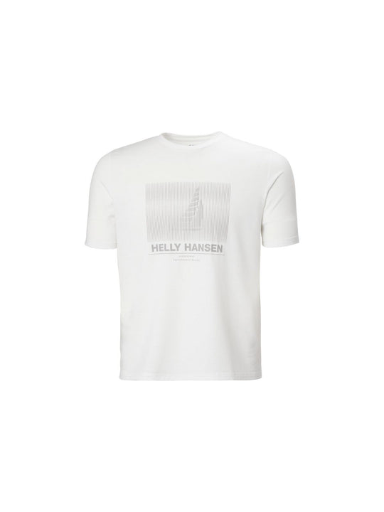 Koszulka męska HELLY HANSEN Hp Race Graphic T-Shirt biała
