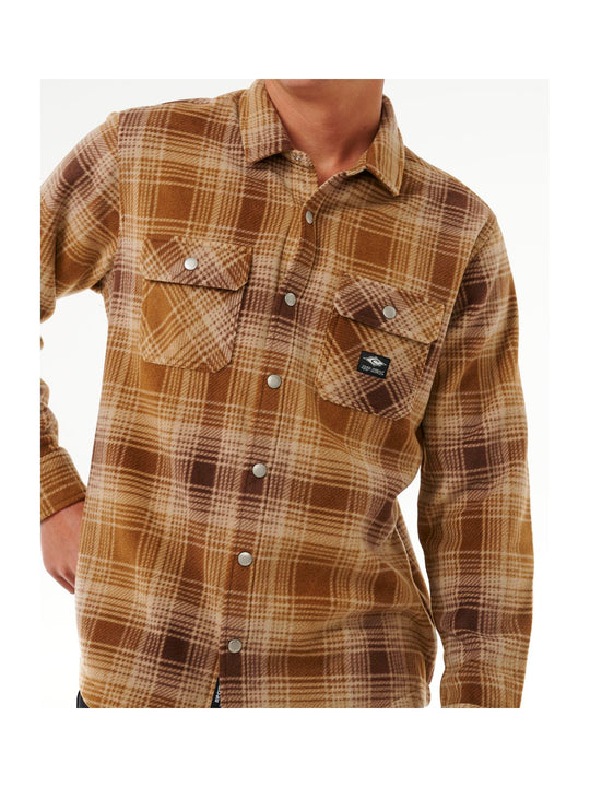Koszula RIP CURL Fun Times Polar Fleece Shirt brązowy - Adventure Sports
