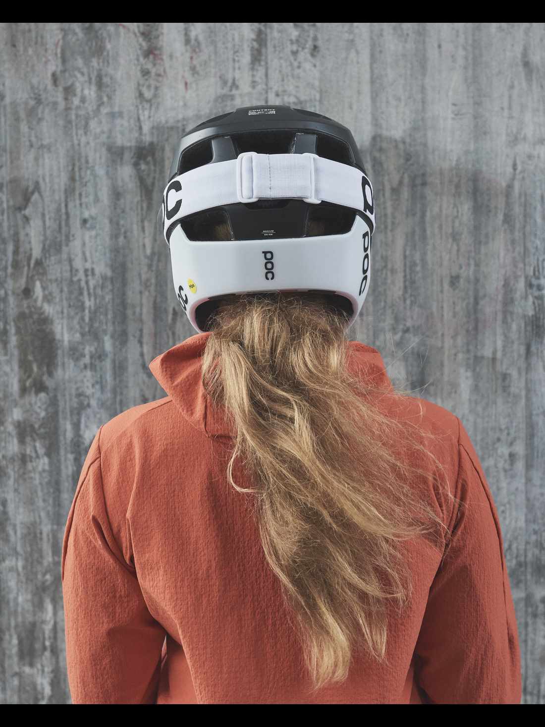 Kask rowerowy POC Otocon Race Mips czarno biały