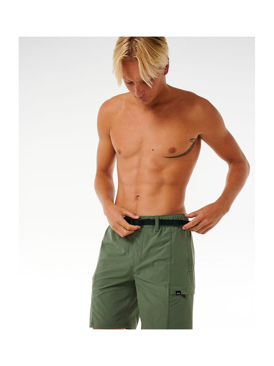 Szorty RIP CURL Boardwalk Buckled Cargo Volley zielony - Adventure Sports
