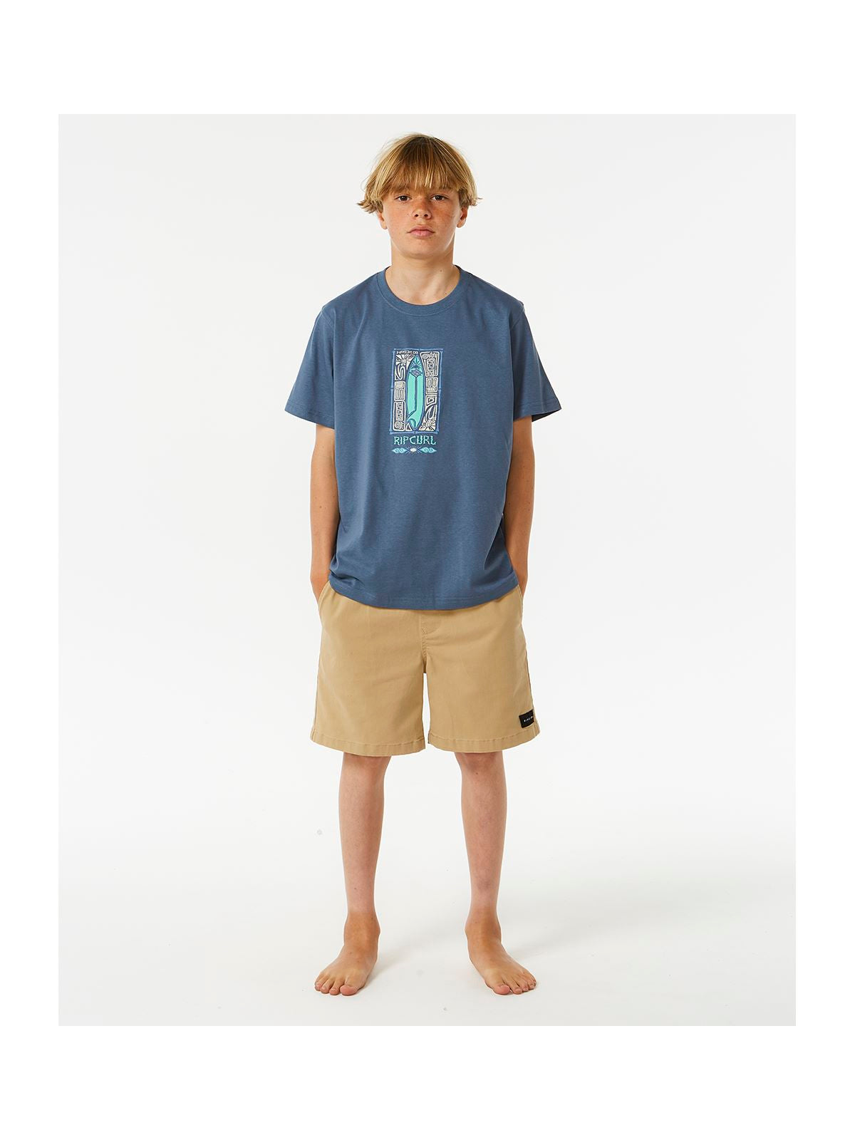 Koszulka RIP CURL Lost Islands Tee Kid granatowy - Adventure Sports