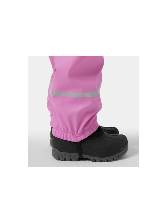 Dziecięcy zestaw przeciwdeszczowy kurtka i spodnie HELLY HANSEN K Bergen 2.0 Pu Rainset różowy
