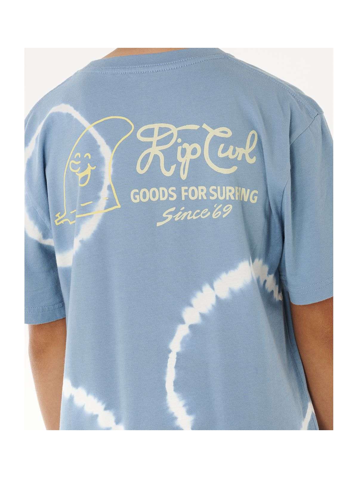 Koszulka chłopięca RIP CURL Pacific Rinse Fin Tee-Boy niebieska