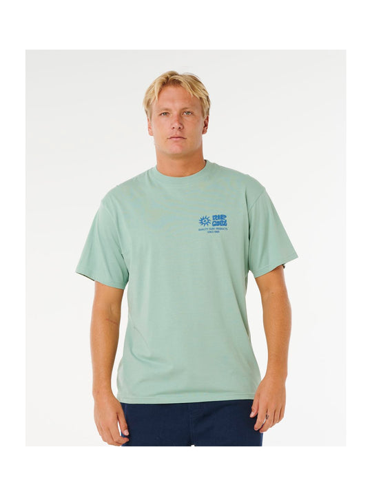 Koszulka męska RIP CURL Pacific Rinse Glass Off Tee zielona
