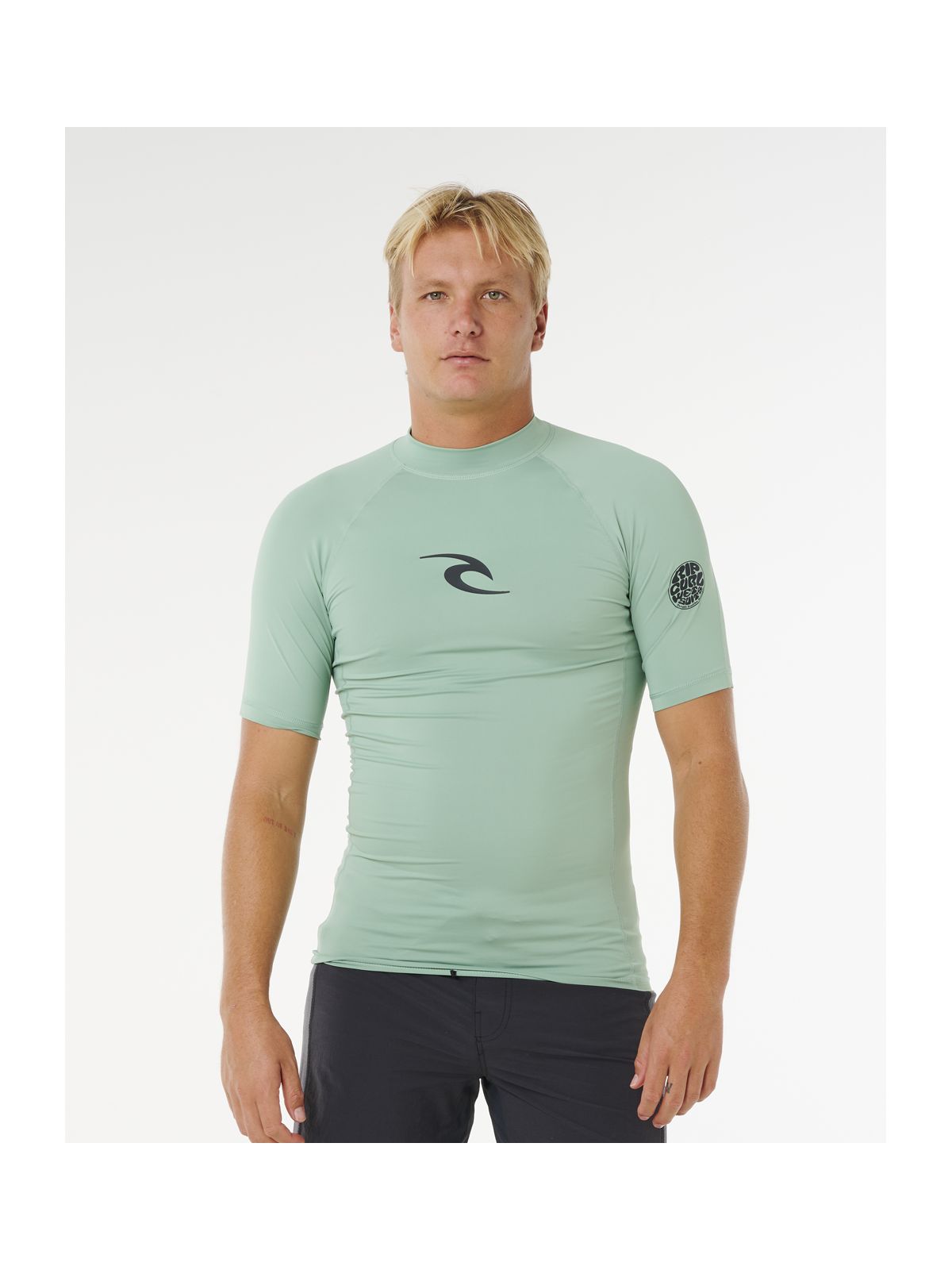 Lycra męska RIP CURL Waves Upf Perf S/S zielona
