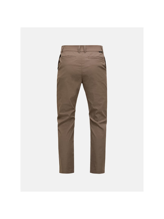 Spodnie damskie PEAK PERFORMANCE W Player Flared Pants kolor brązowy
