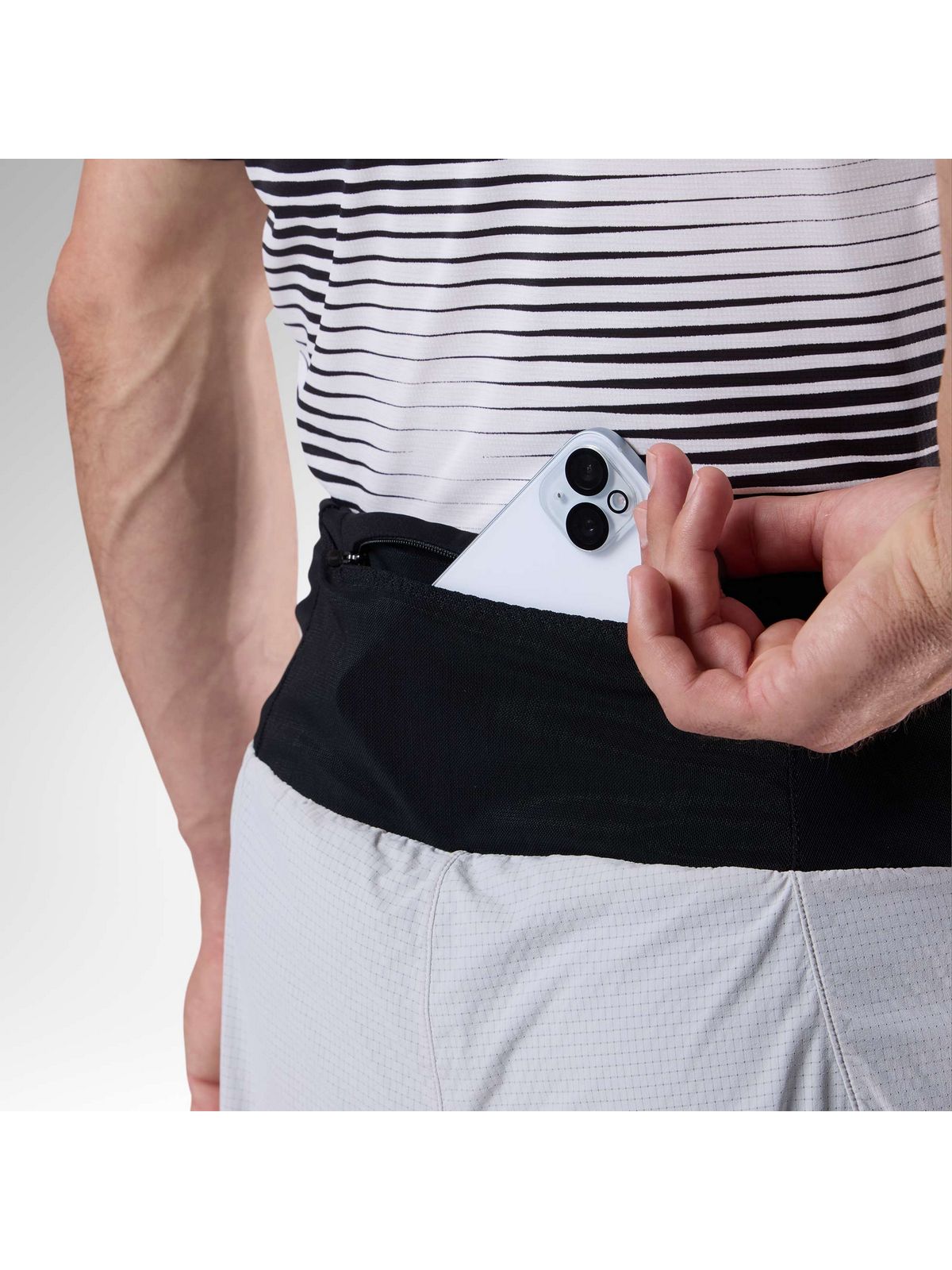 Szorty męskie ROSSIGNOL M Sapa 2In1 Short 7' szare