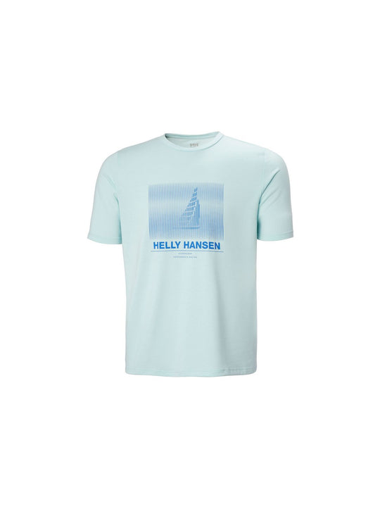 Koszulka męska HELLY HANSEN Hp Race Graphic T-Shirt niebieska
