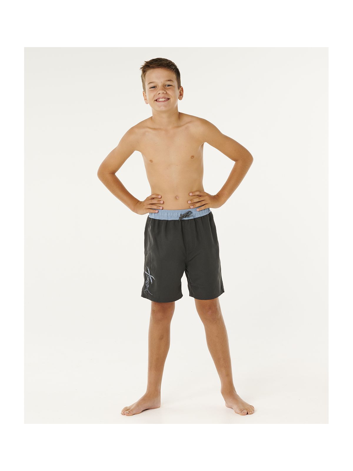 Boardshorty chłopięce RIP CURL Eternal Shred Block Volley-Boy czarne