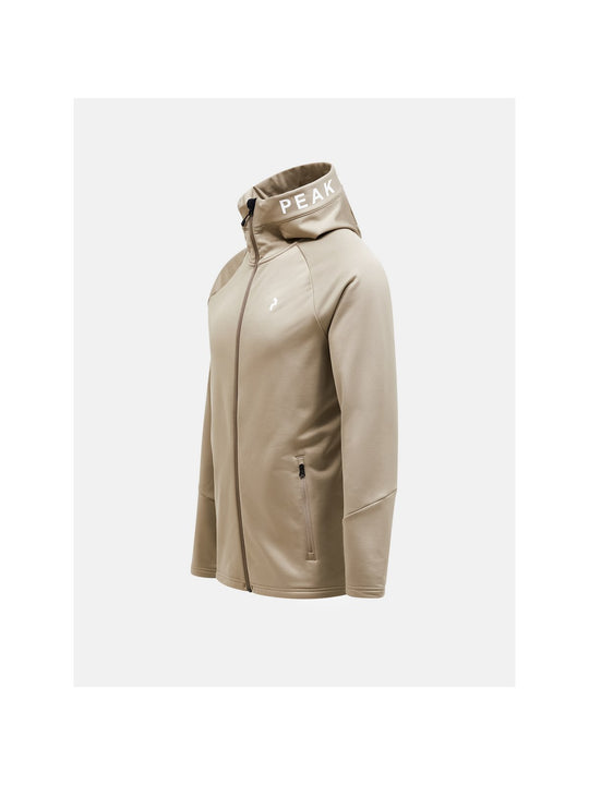 Bluza Peak Performance M Rider Zip Hood beżowy - Adventure Sports
