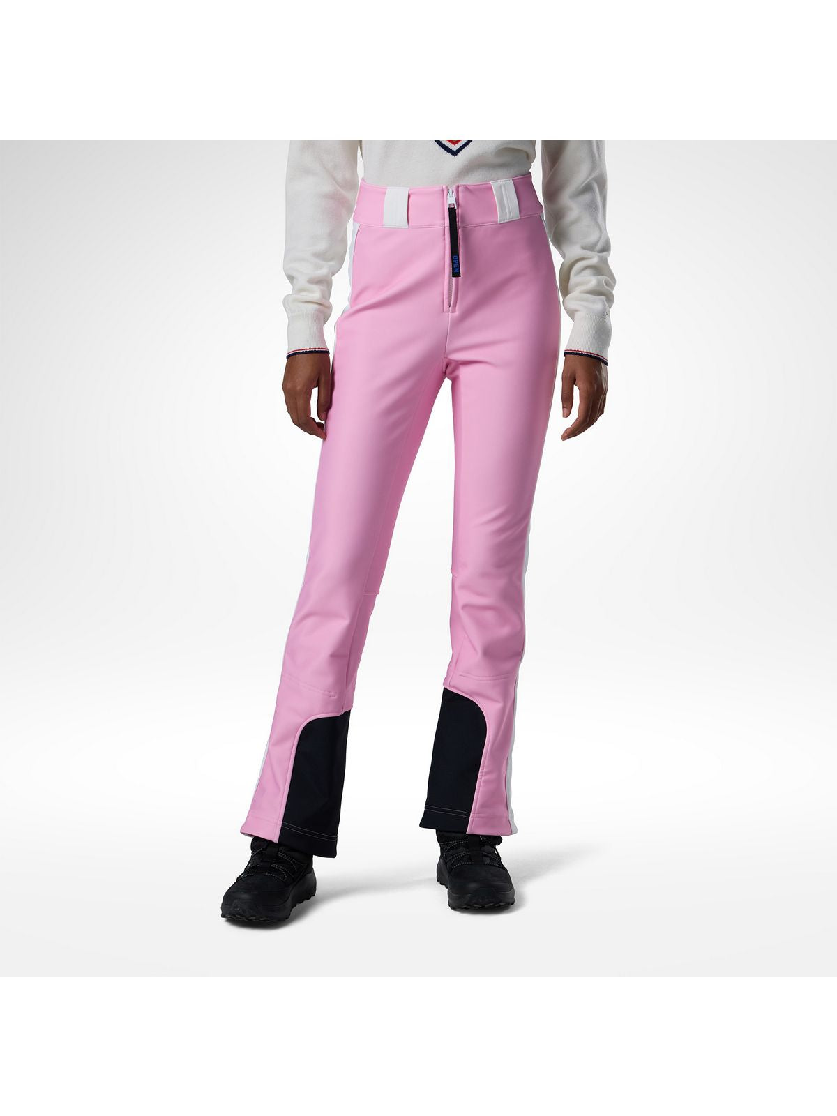 Spodnie narciarskie damskie ROSSIGNOL W Jcc Softshell Ski Pant różowe