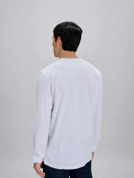 Koszulka longsleeve POC L/S Tee biała

