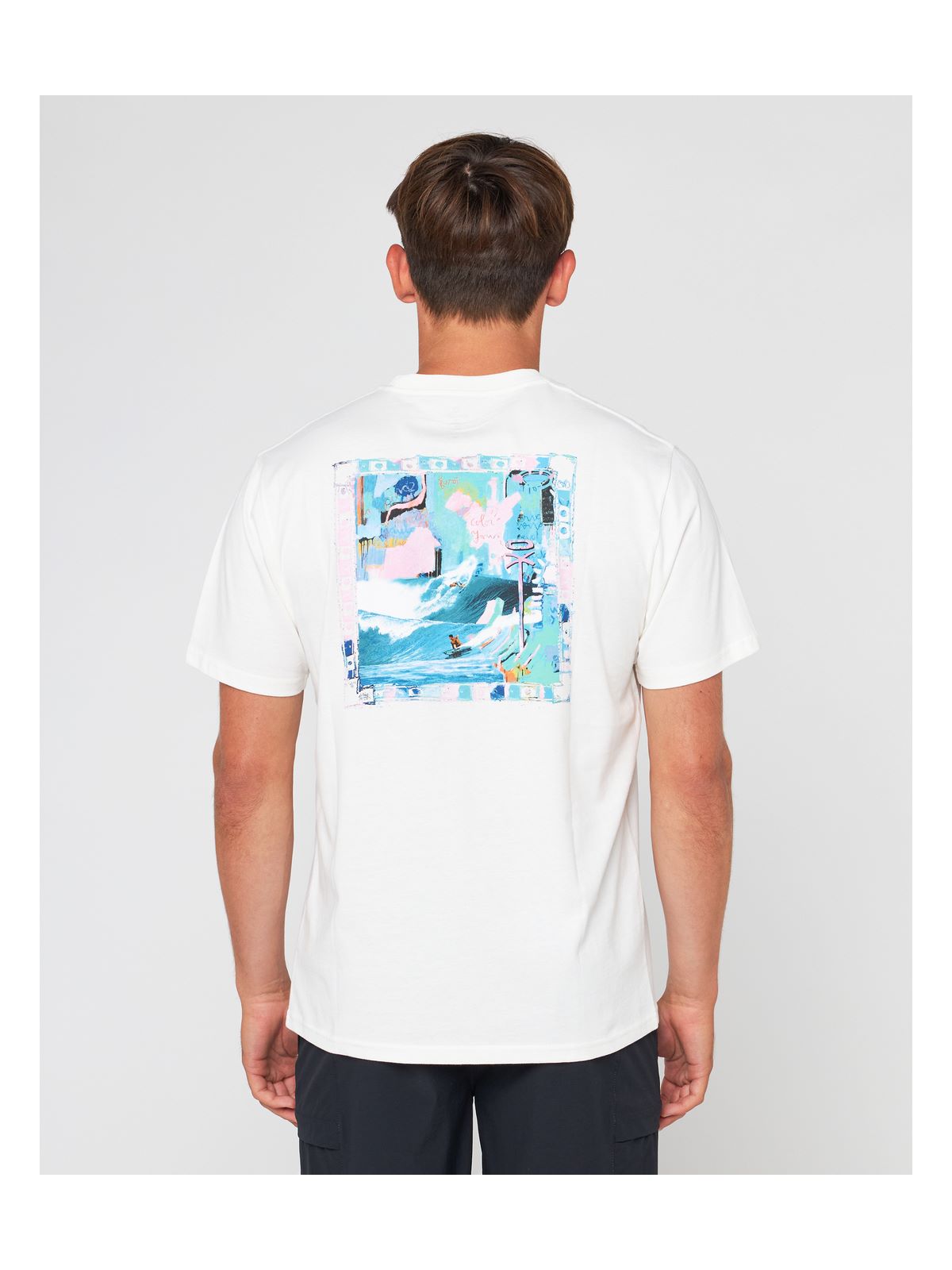 Koszulka RIP CURL Ripcurl X Ba Bapt Photoprintee biały - Adventure Sports