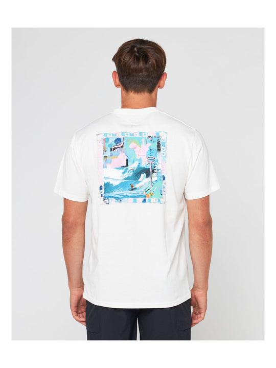 Koszulka RIP CURL Ripcurl X Ba Bapt Photoprintee biały - Adventure Sports
