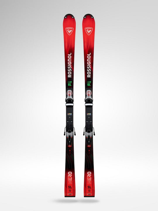 Narty ROSSIGNOL Hero Athlete SL 150 R22 + wiązania LOOK Spx 12 Rockerace Gw Silver Red
