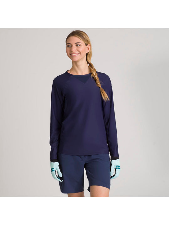 Koszulka rowerowa Rossignol W Mtb Ls Tee granatowy - Adventure Sports
