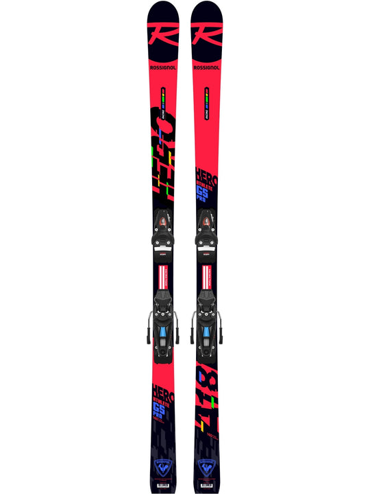 Narty ROSSIGNOL HERO ATHLETE GS PRO(R21 PRO) + wiązania LOOK NX 10 GW B73 BLACK ICON - Adventure Sports
