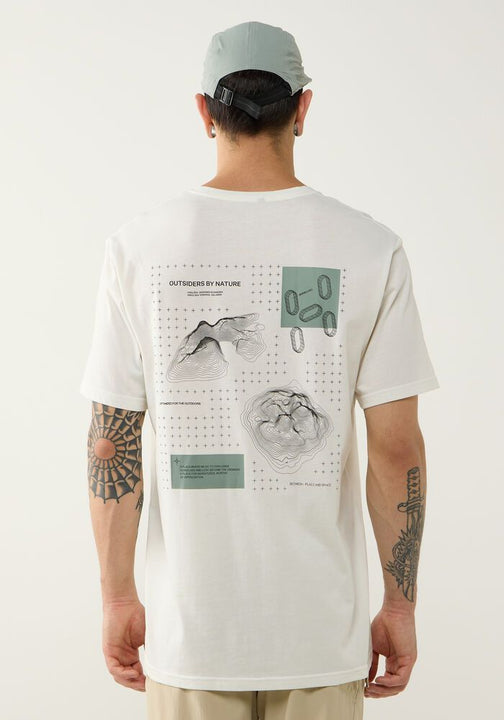 Koszulka HAGLÖFS Outsiders Graphic Tee Men soft white
