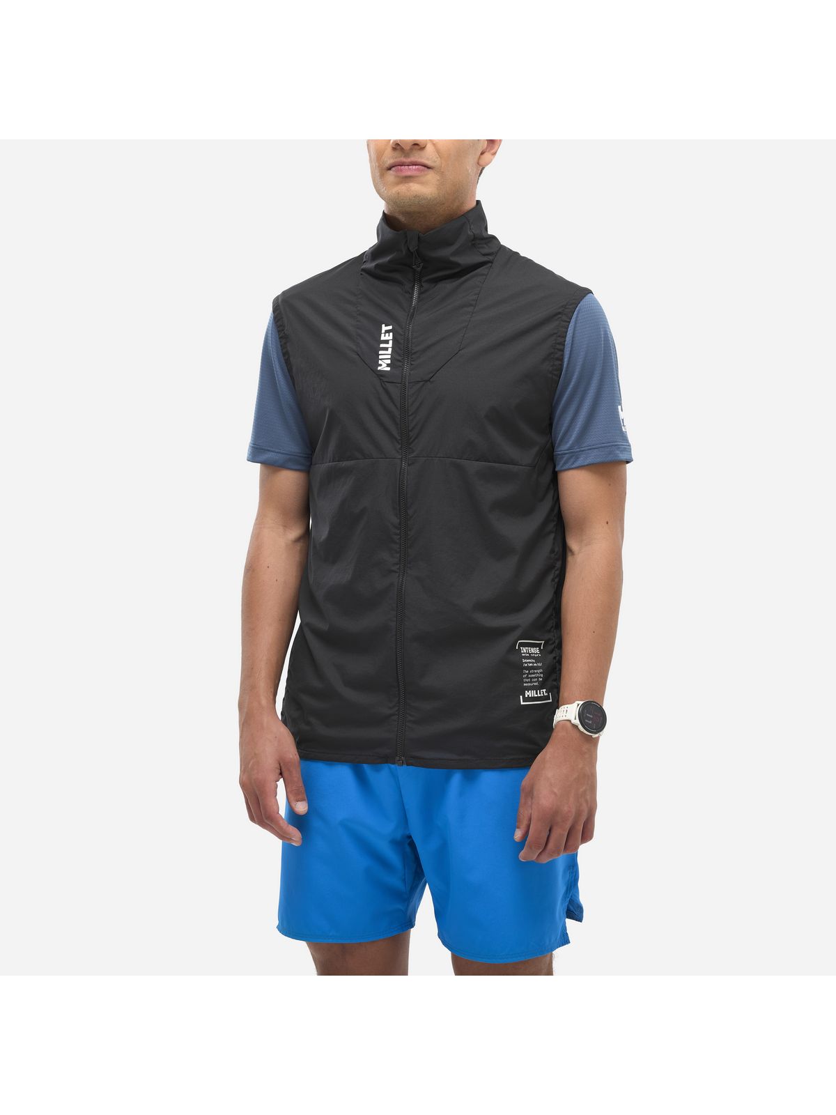 Kamizelka męska MILLET Intense Windbreaker Vest M czarna