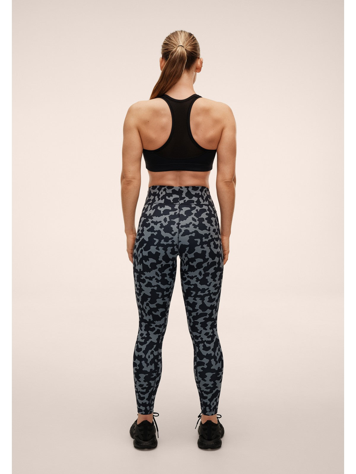 Legginsy damskie CASALL Essential Printed Tights niebieskie