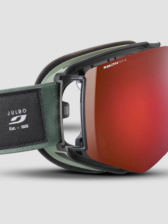 Gogle narciarskie JULBO Lightyear zielony fotochrom Cat 0-4 High Contrast
