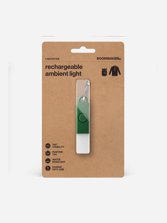 Zawieszka świecąca BOOKMAN Lightstick Green

