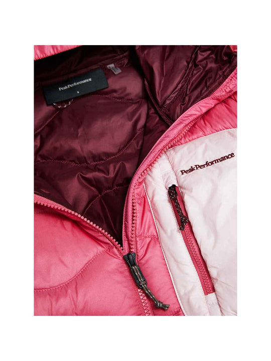 Kurtka puchowa damska PEAK PERFORMANCE Helium Utility Down Hood Jacket różowa
