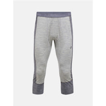 Spodnie termiczne męskie PEAK PERFORMANCE Magic 3/4 Long Johns Wool-blend Baselayer Men szare
