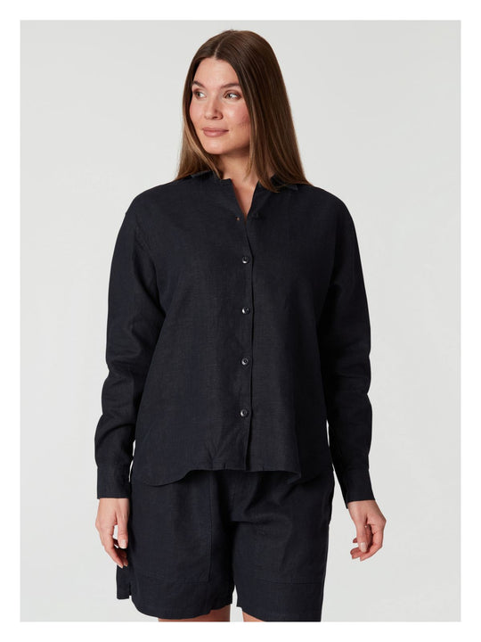 Koszula damska SAIL RACING W Drift Linen Shirt granatowa
