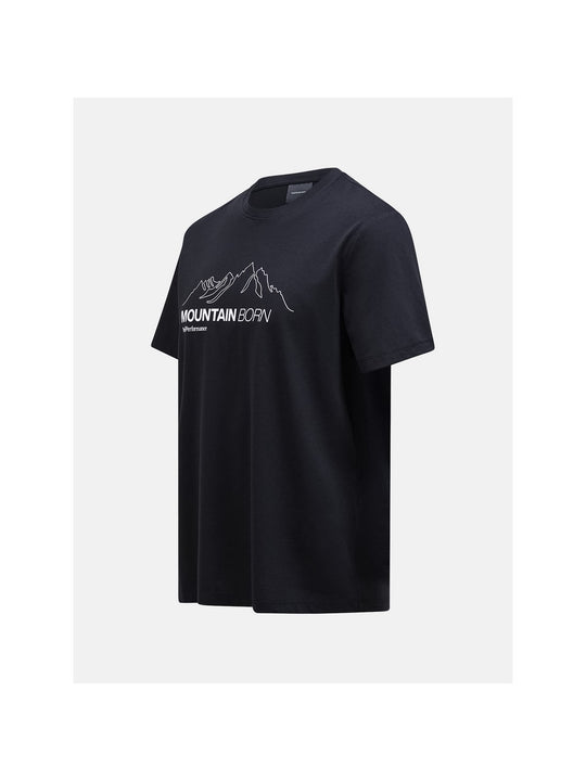 Koszulka Peak Performance M Explore Graphic Tee czarny - Adventure Sports
