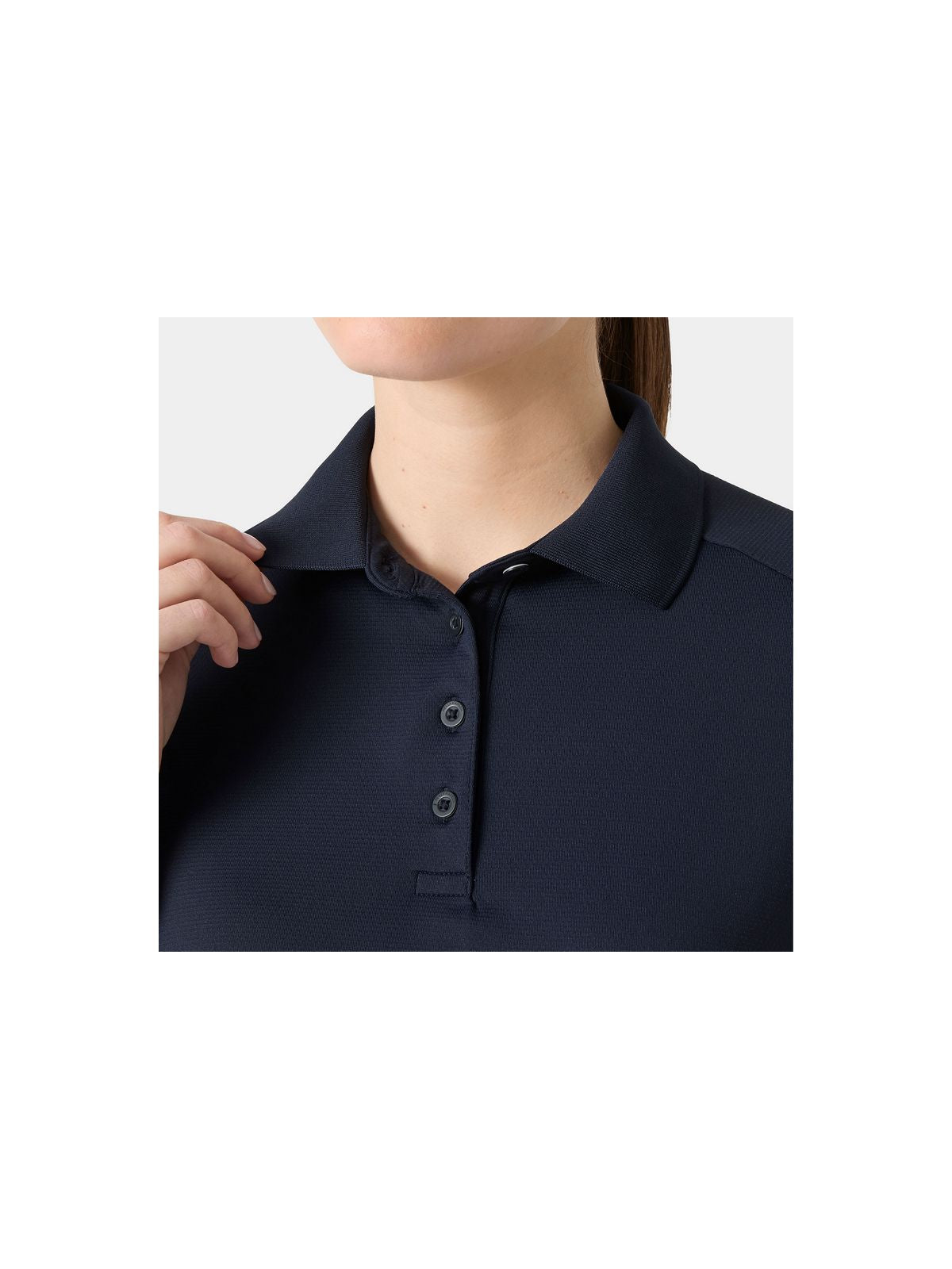 Koszulka damska HELLY HANSEN W Hp Salina Polo granatowa