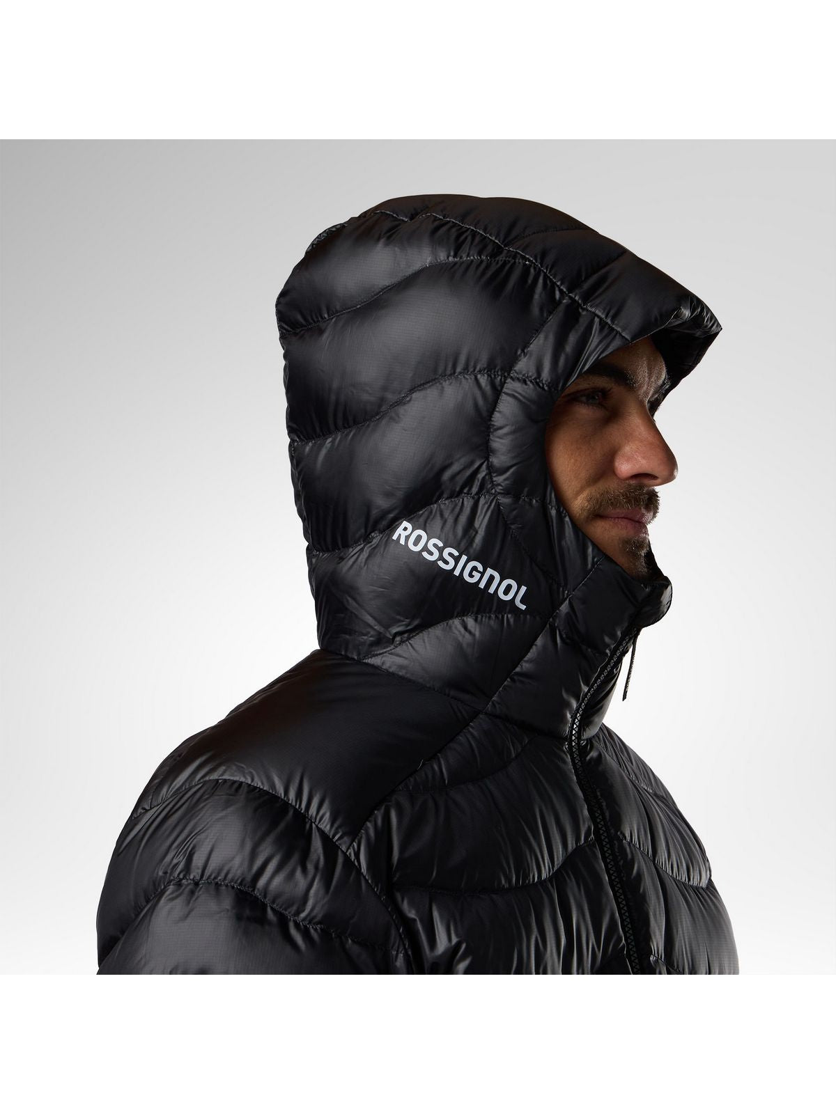 Kurtka puchowa męska ROSSIGNOL M Verok Down Hoodie Jacket czarna