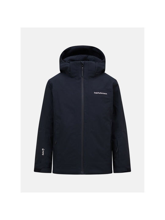 Dziecięca Kurtka narciarska Peak Performance Jr Rider Tech Insulated J czarny - Adventure Sports
