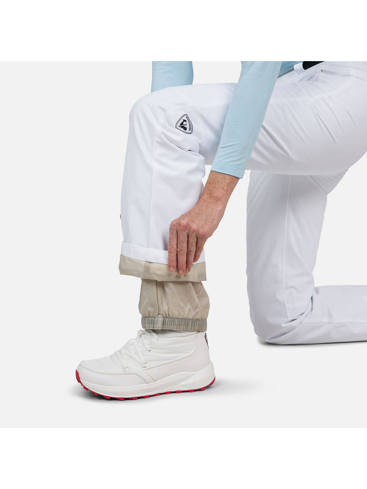 Damskie spodnie narciarskie Rossignol W Staci Pant biały - Spodnie - Adventure Sports