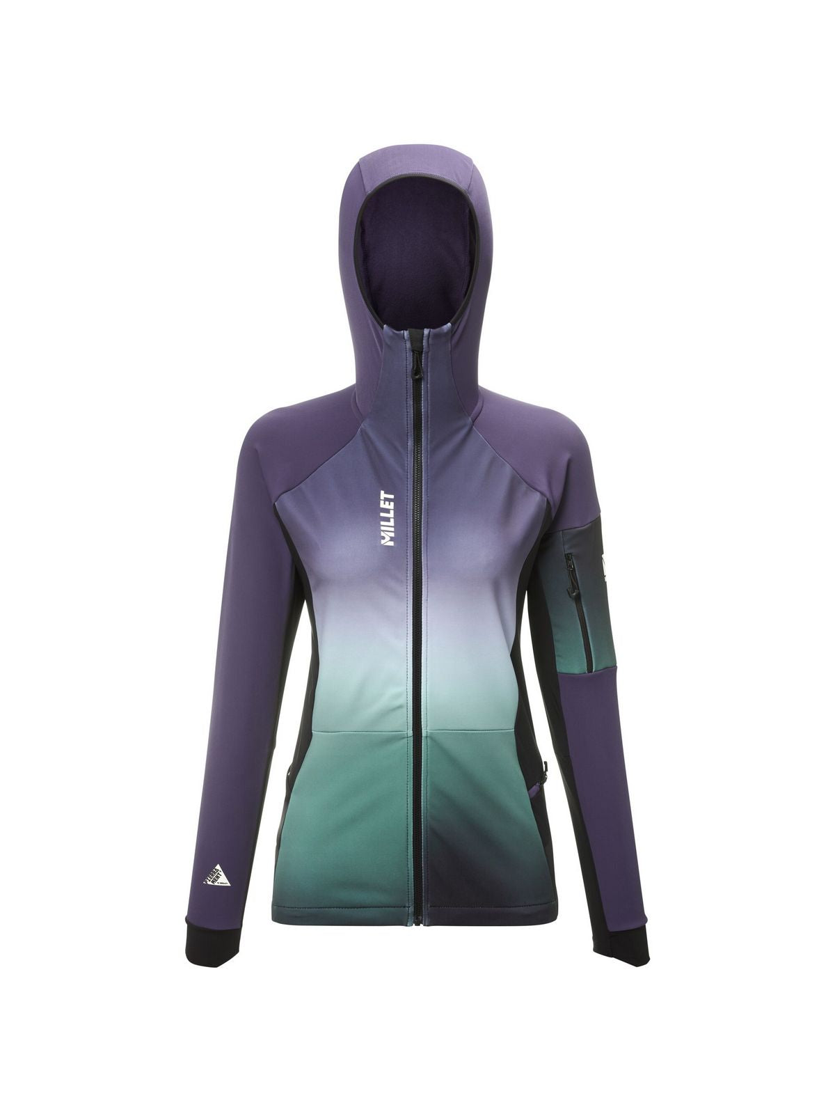 Kurtka narciarska MILLET PIERRMAENT HOODIE fioletowa