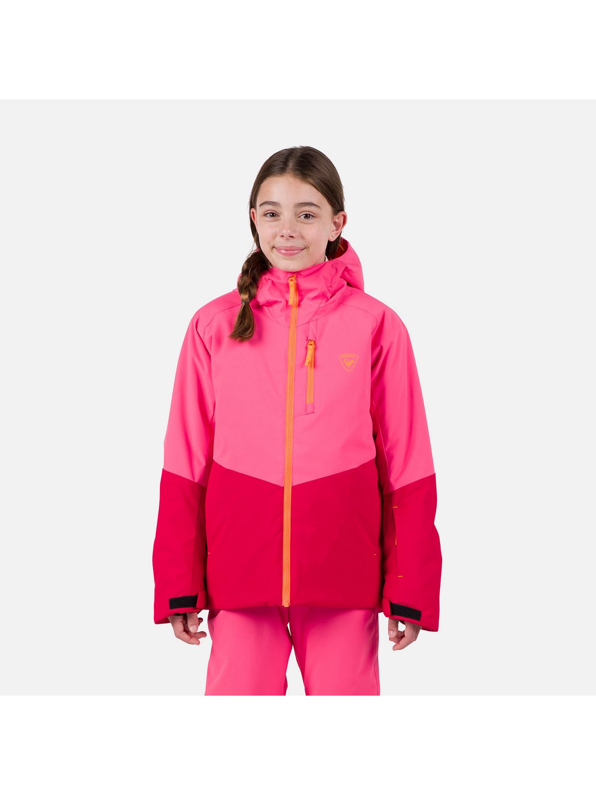 Kurtka narciarska dziecięca Rossignol Jr Wispile Jkt czerwony - Adventure Sports