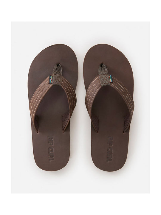 Klapki RIP CURL Revival Leather Open Toe brązowy - Adventure Sports

