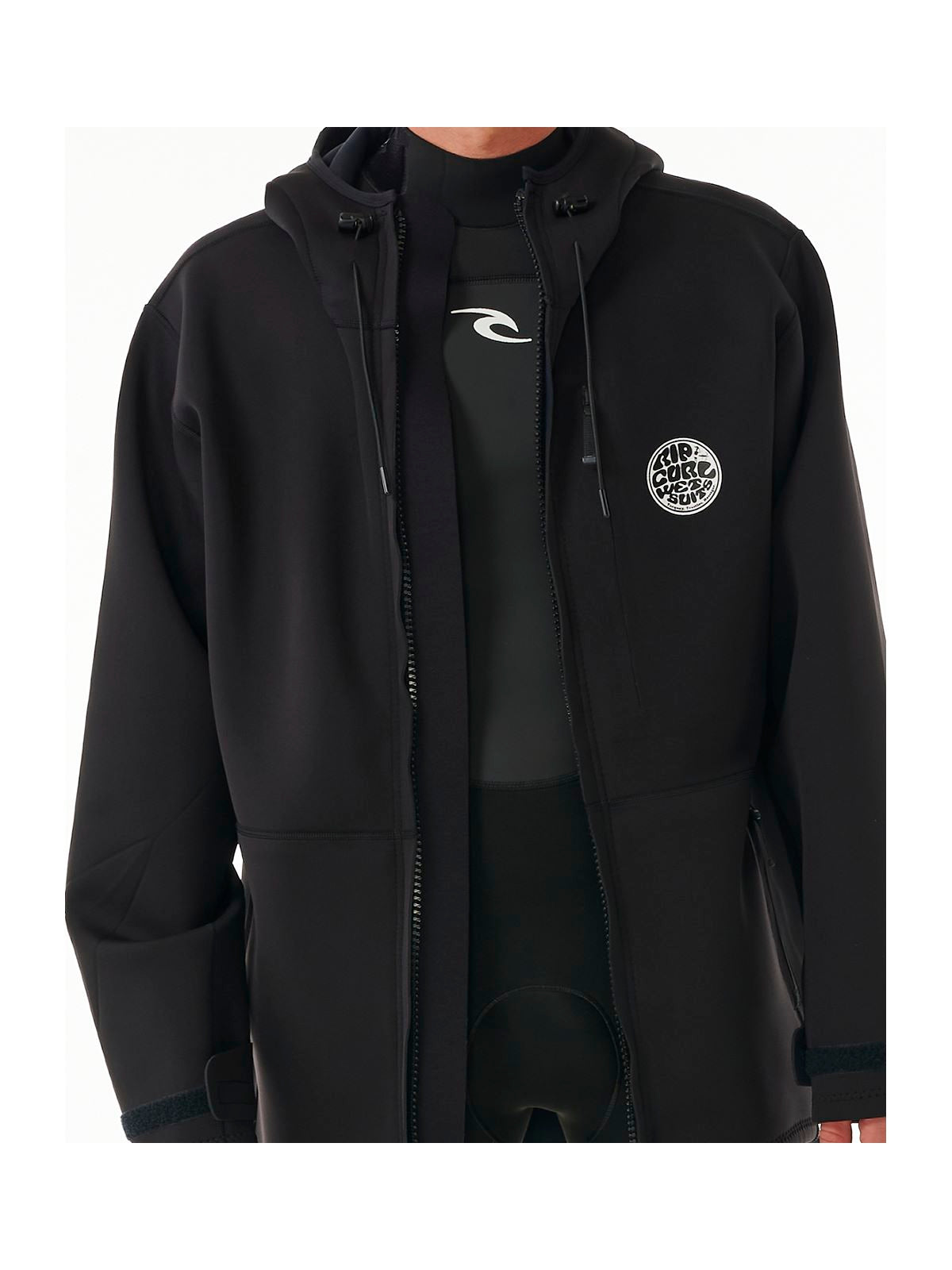 Kurtka RIP CURL Neo Jacket czarny - Adventure Sports