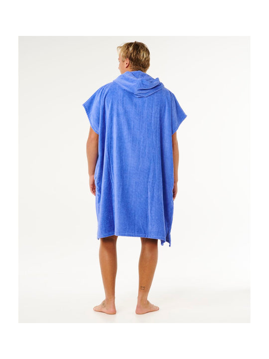 Ponczo męskie RIP CURL Logo Hooded Towel niebieskie

