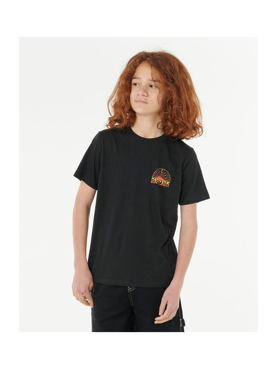 Koszulka RIP CURL GRATEFUL SHRED TEE - BOY czarna
