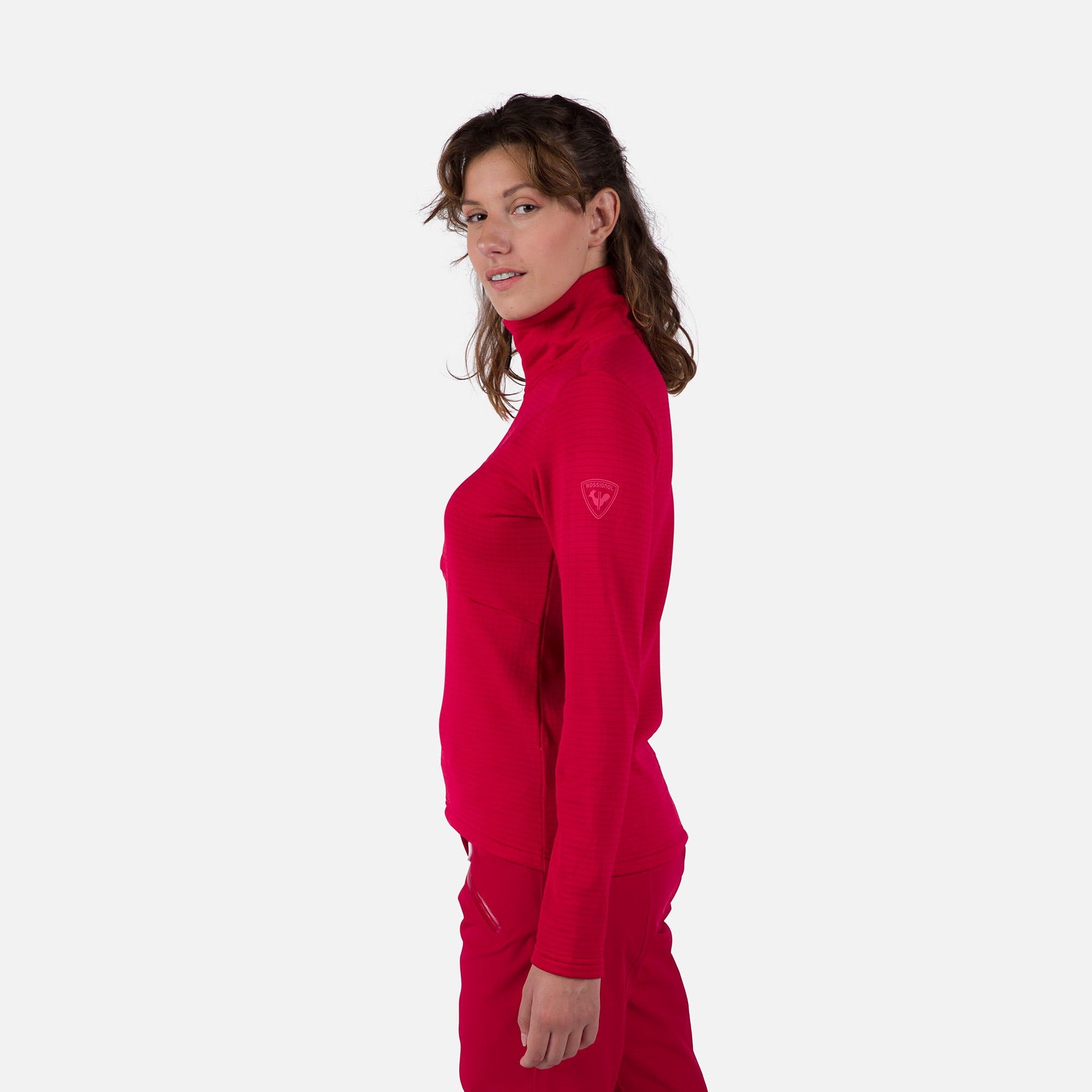 Bluza Rossignol W Blackside Fleece Hz czerwony - Adventure Sports
