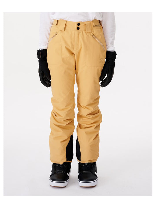 Spodnie narciarskie RIP CURL Rider High Waist Pant żółty - Adventure Sports
