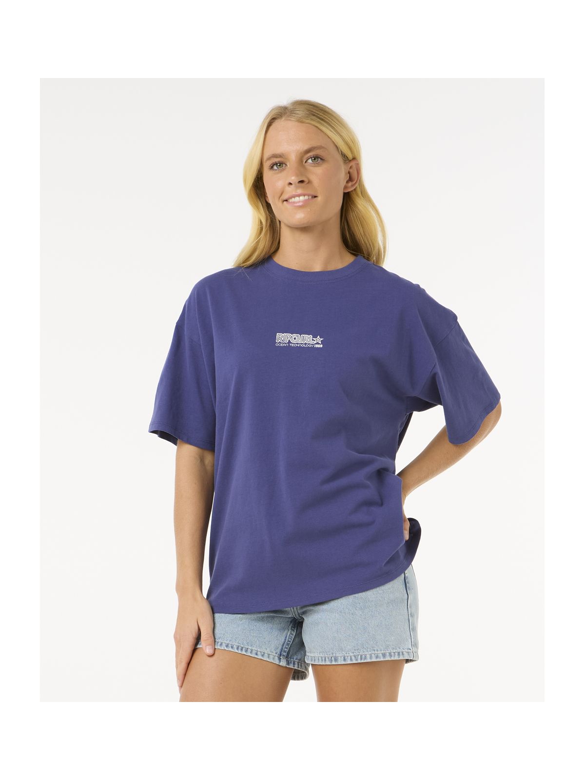 Koszulka RIP CURL Las Dalias Heritage Tee niebieski