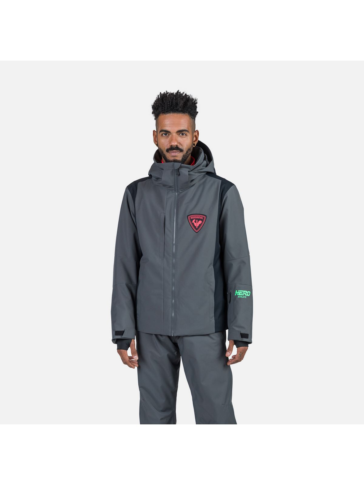 Kurtka narciarska męska Rossignol Hero Velika Jkt szary - Adventure Sports
