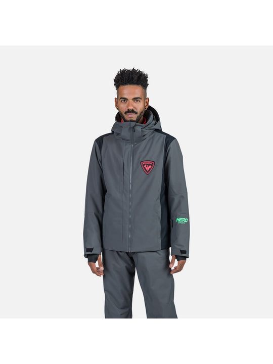 Kurtka narciarska męska Rossignol Hero Velika Jkt szary - Adventure Sports
