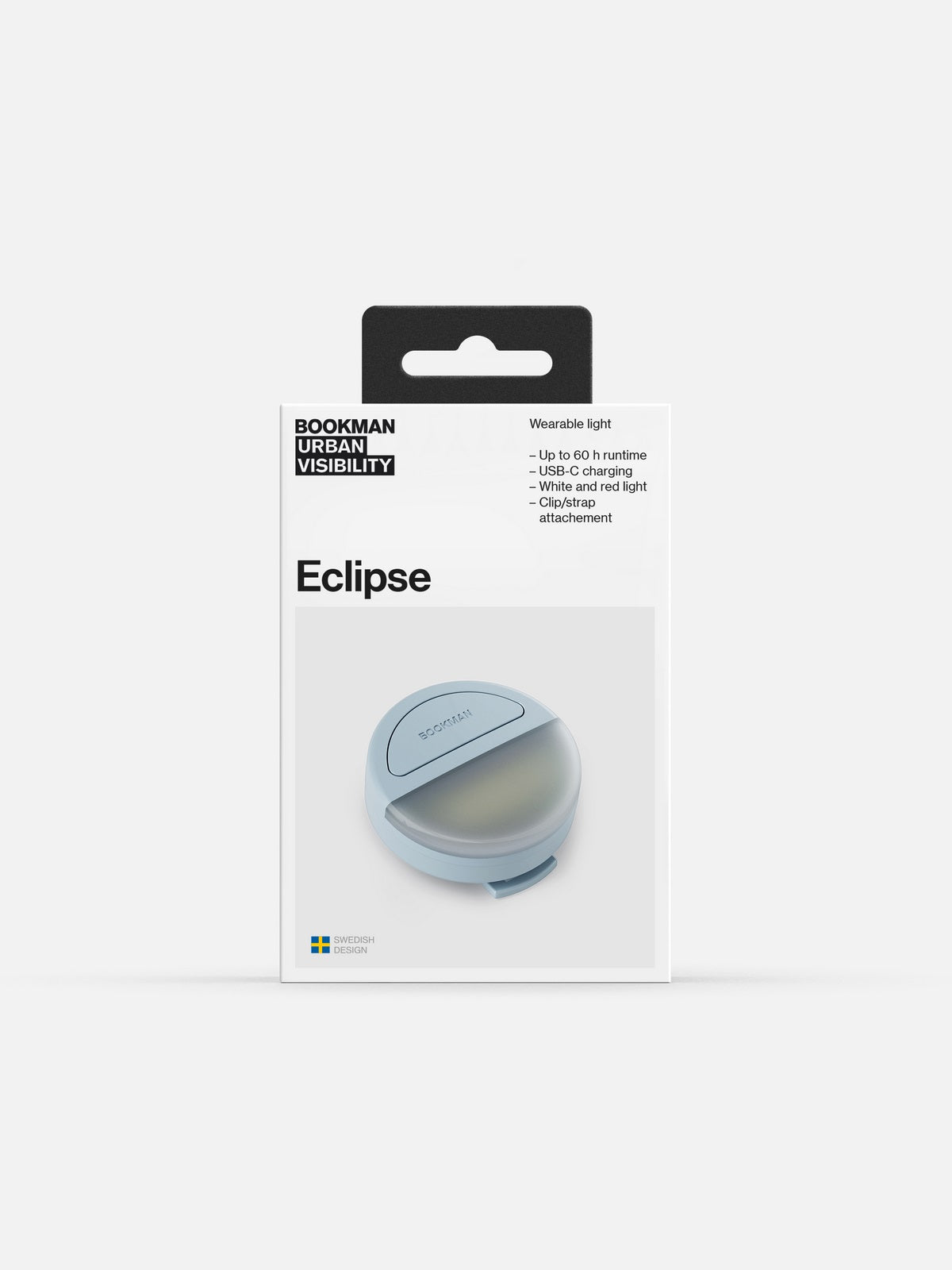 Lampka rowerowa BOOKMAN Eclipse niebieski