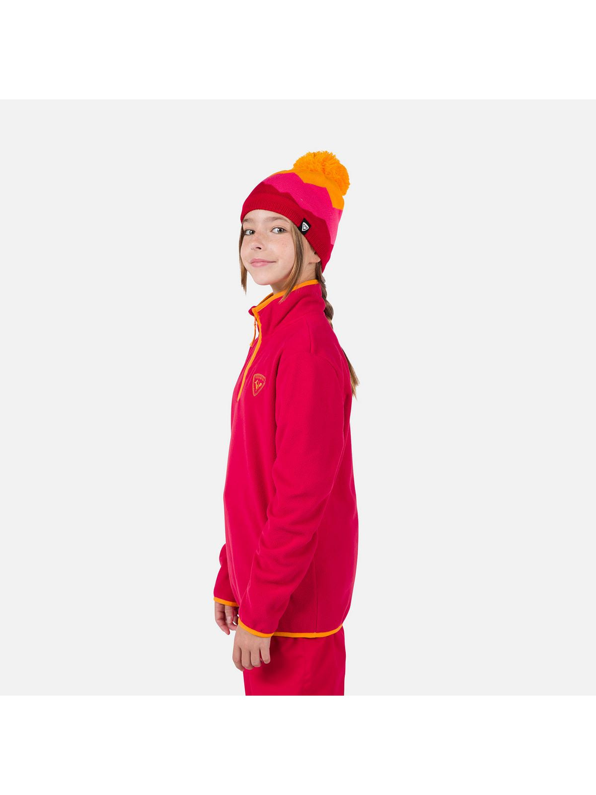 Bluza dziecięca ROSSIGNOL Jr Strawpile Fleece Hz czerwony